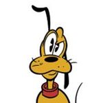 Pluto in the new Mickey Mouse series