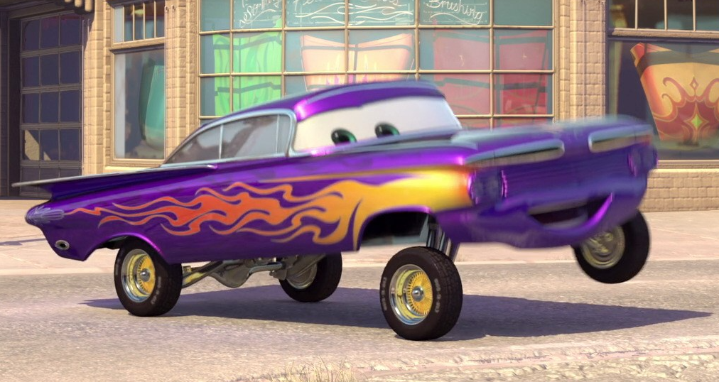 cars ramone purple