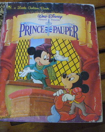 The Prince And The Pauper Little Golden Book Disney Wiki Fandom