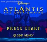 Atlantis in the title screen of this game for Game Boy Color