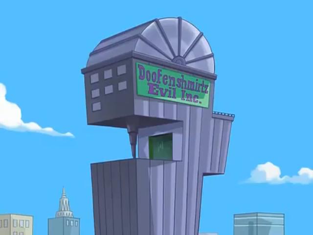 Doofenshmirtz Evil Incorporated, also known as Doofenshmirtz Evil Inc. or.....