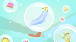 Glass slipper in bubble