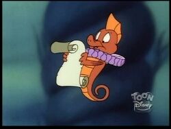 the little mermaid seahorse