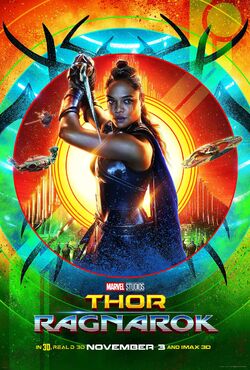 Tessa Thompson as Valkyrie in Thor Ragnarok - Valkyrie (Marvel Comics) -  Wikipedia