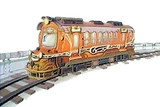 Artwork of Twilight Town's train