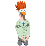 Beaker visto en Club Penguin.