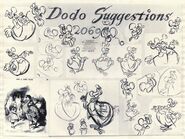 Dodo-Alice in Wonderland modelsheet