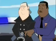 Helga arrested, as her operation has just been exposed.