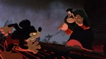 Julius (in Mickey's body) approaches Mickey (in Julius's body)