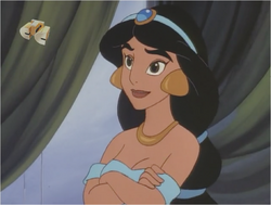 Offizieller Disney Pappaufsteller „Prinzessin Jasmin und Aladdin .