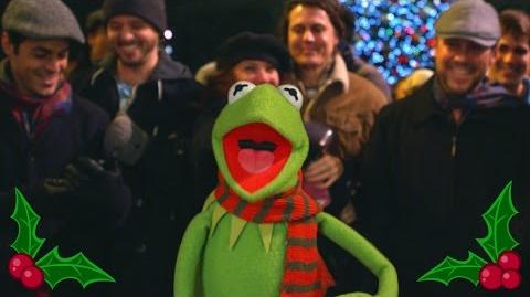 The Muppets Kermit Sings "It Feels Like Christmas" at Disneyland