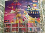 Disney - Daily Mirror trade cards- Aladdin complete full set on wallchart poster 01