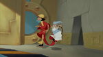 Kuzco's groove is thrown off