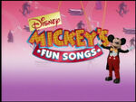 Mickey and the "Mickey's Fun Songs" logo