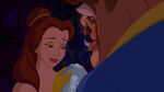 Beast allows Belle to leave the castle to help her father.