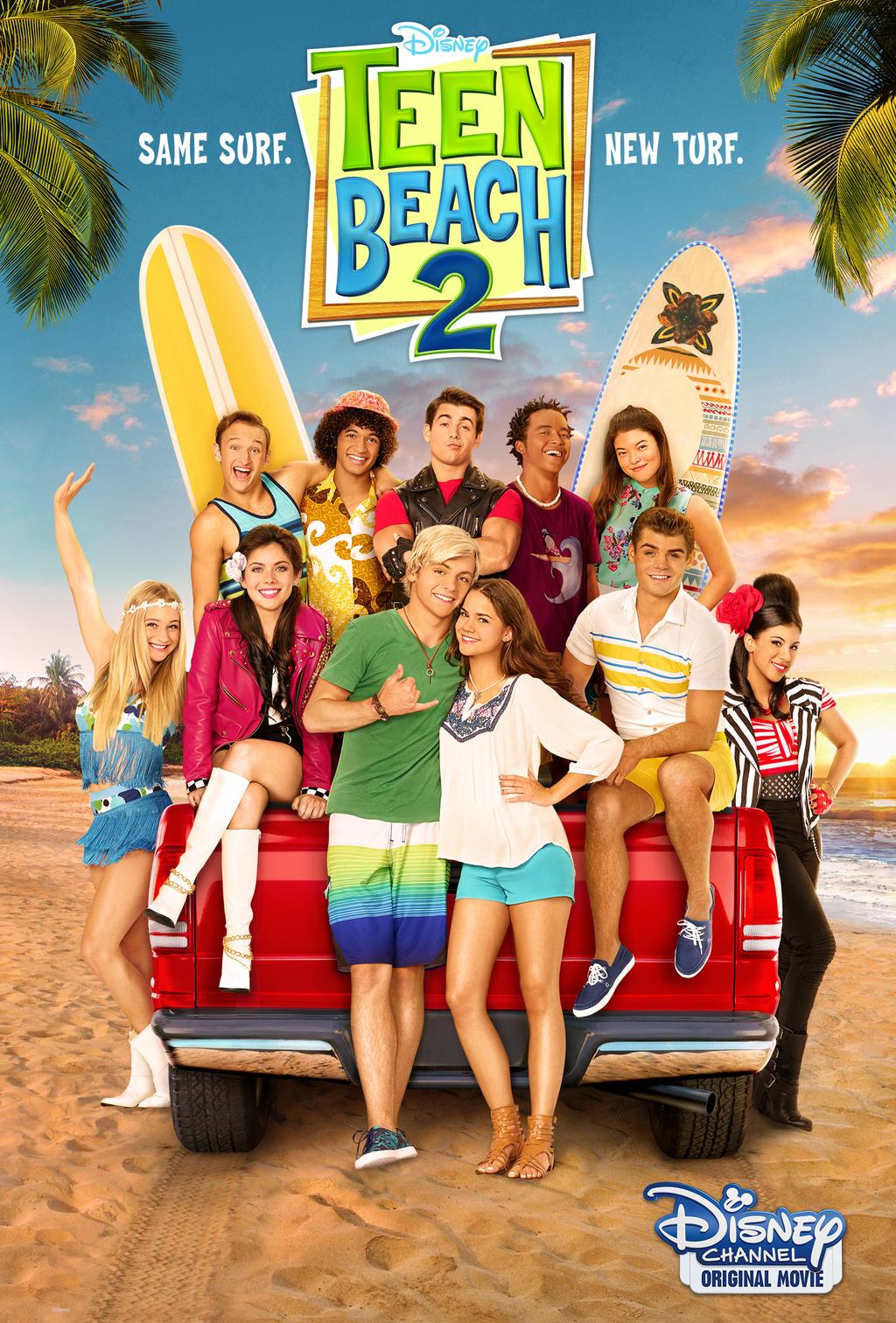 John Deluca at the Teen Beach 2 Premiere on the Disney Lot in