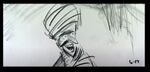 An early sketch of Zoltan by John Watkiss when he was still intended to be Persian