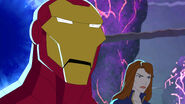 Avengers Assemble - 1x03 - Ghost of a Chance - Iron Man and Black Widow