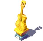 D-coco gold trophy