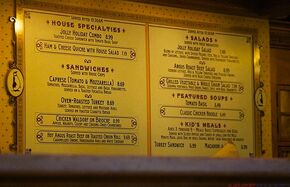 Jolly Holiday Bakery Cafe Menu