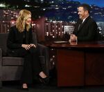 Laura Dern visiting Jimmy Kimmel Live in November 2019.