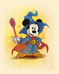 Mickey as he appears in Wizards of Mickey