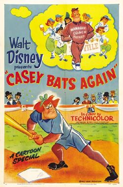 Casey bats again poster