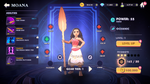 Moana in Disney Sorcerer's Arena