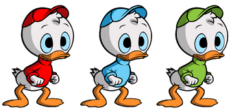 Donald duck nephews names