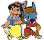 Lilo and Stitch as Snow White and Grumpy