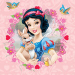 Snow White with bunny