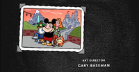 Mickey Mouse and Disneyland during the end credits