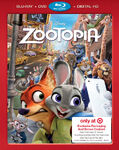 Zootopia Blu-ray Exclusive Cover