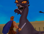 La Hidra contra Hércules en Kingdom Hearts II.