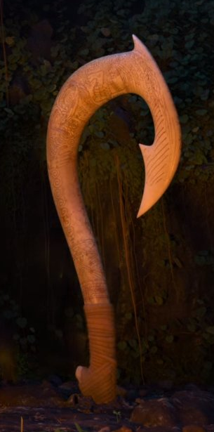 Disney's Moana Maui's Magical Fish Hook Lights Up With Sounds