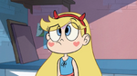 Star notices the heart on her forehead