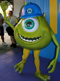 Bob Razowski mascot of Monsters and company