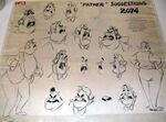 George Darling clean up model sheet