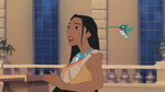 Pocahontas tries to confess her feelings to John Rolfe