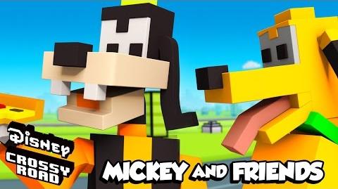 Disney Crossy Road The Animated Series Goofy and Pluto