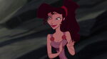 Meg applauding Hercules after he defeated the Hydra