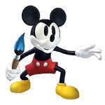 Mickey standing