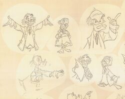 Milt kahl von drake sketches