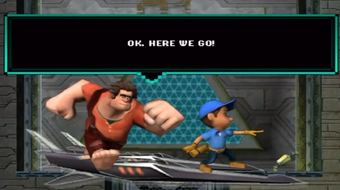 wreck it ralph video game wii