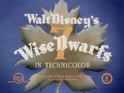 7 Wise Dwarfs title card