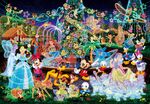 Disney characters glow puzzle