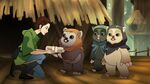 Ewoks in Star Wars: Forces of Destiny.