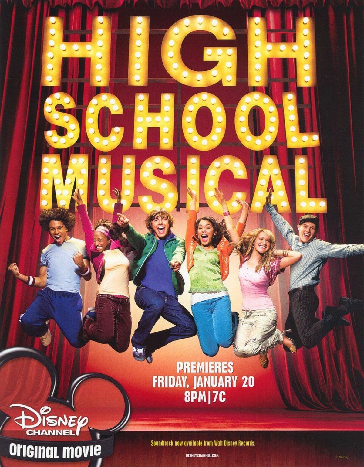 【激レア】Disney High School Musical The Ice NEW Disney High School Musical The Ice Tour Zip Up Fleece