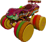The Candy Kart as a monster truck in Disney Infinity