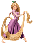 Rapunzel (Tangled franchise, Sofia the First, Disney INFINITY series, and Ralph Breaks the Internet)